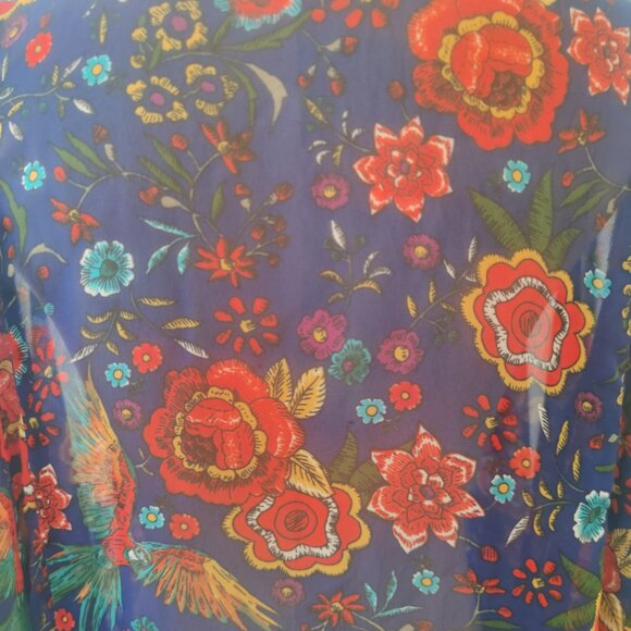 Sheer Floral Boho Cover Up - Picture 5 of 7